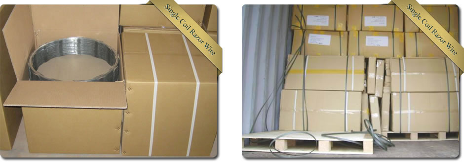 Single coil razor wire