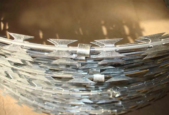 Galvanized Razor Barbed Wire