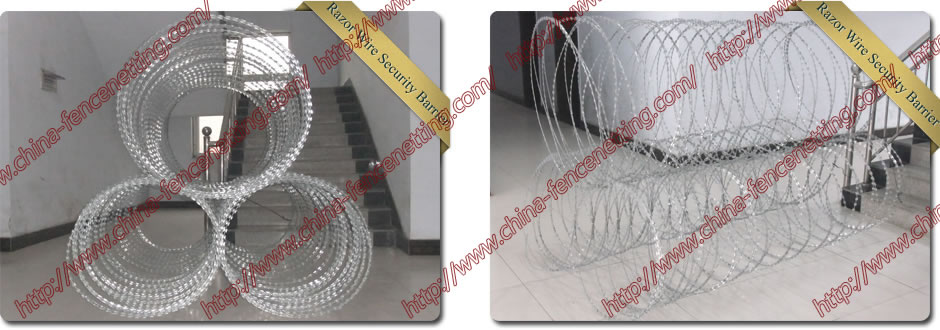 Mobile Razor Wire Security Barrier