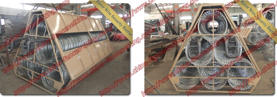 Mobile Razor Wire Security Barrier